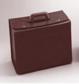 hard-sided carrying case, salesmen's demo