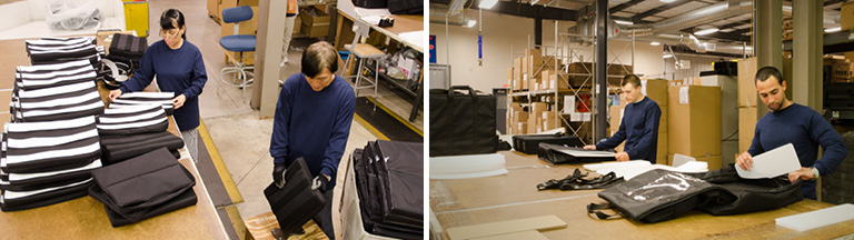 packaging assembly and inspection