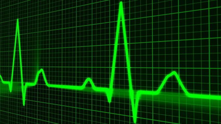 Heart Beat Pulse on Screen