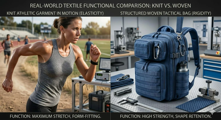 Side-by-side real-world application comparison.