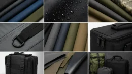 Industrial fabrics and sewn product materials used for equipment cases, tactical bags, and protective covers.