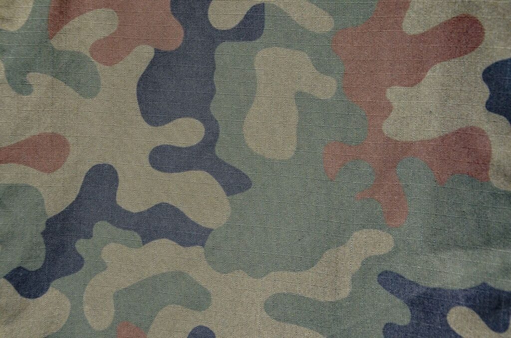 Woodland camouflage pattern