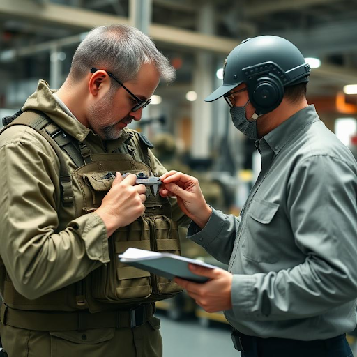 Quality inspection of tactical vest