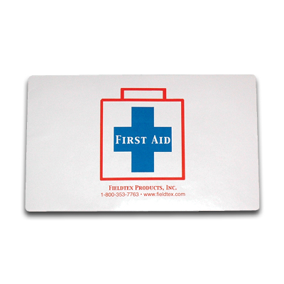 Label - Fieldtex First Aid 4-3/8 x 7-1/4