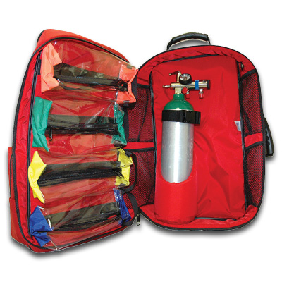 O2/Trauma/AED Backpack